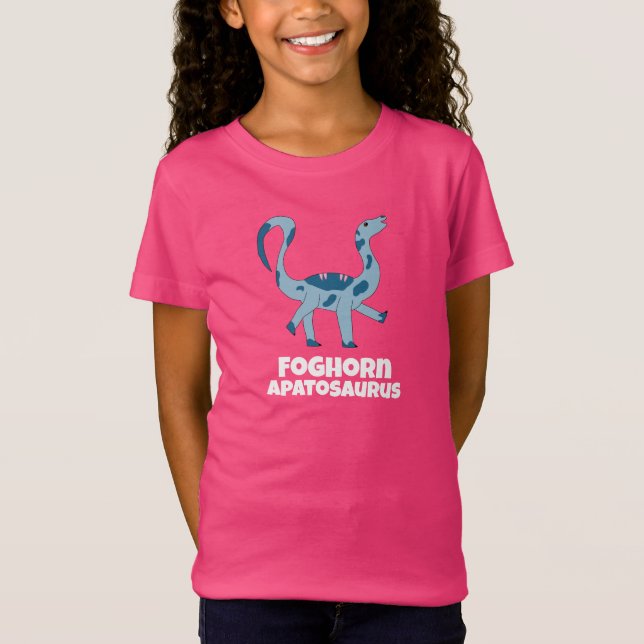 Foghorn the Apatosaurus Dino T-Shirt (Framsida)