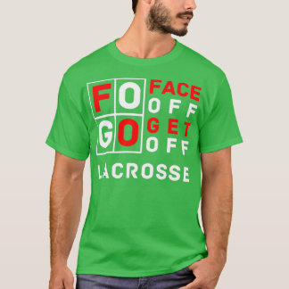 FOGO Ansikte av Hämta av Lacrosse-design T Shirt