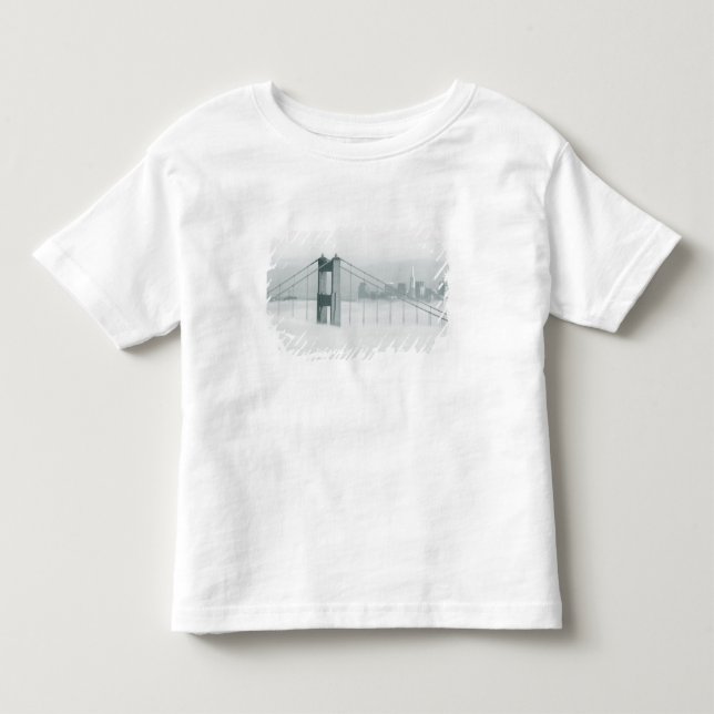 Fogrullar genom San Francisco Bay 2 Tee Shirt (Framsida)