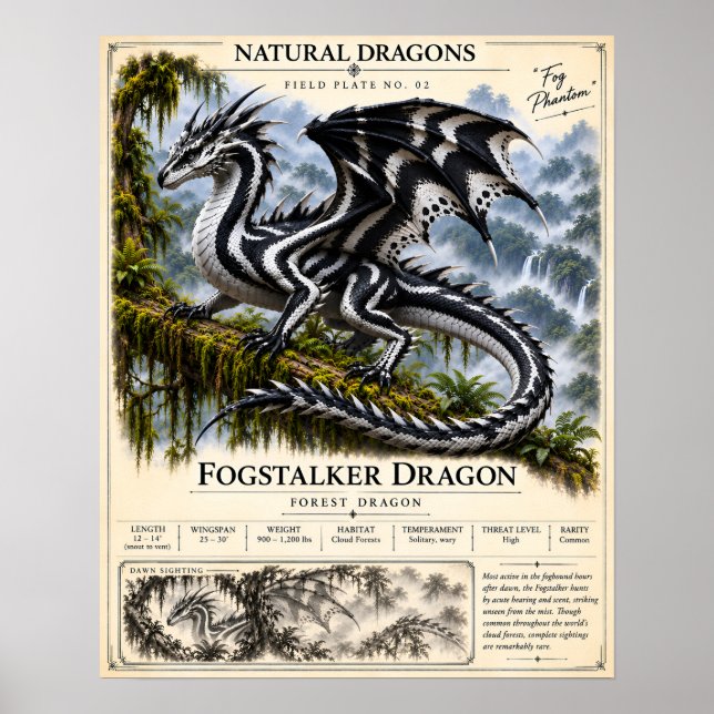 Fogstalker Fältplåt Poster (Framsidan)