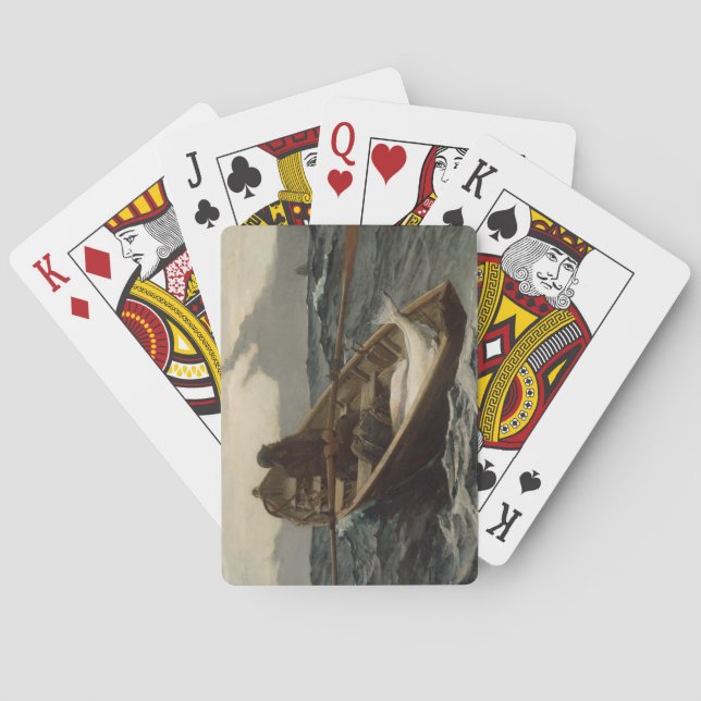 Fogvarning (av Winslow Homer) Casinokort (Baksidan)