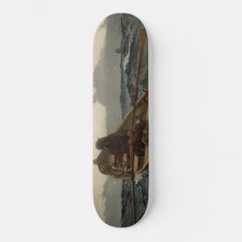 Fogvarning (av Winslow Homer) Mini Skateboard Bräda 18,5 Cm