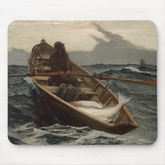 Fogvarning (av Winslow Homer) Musmatta (Framsidan)