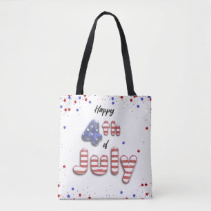 Foil Balloons Stars Rand - Tote Bag Tygkasse