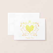 Foil Bunny och Hjärttack, ditt kort