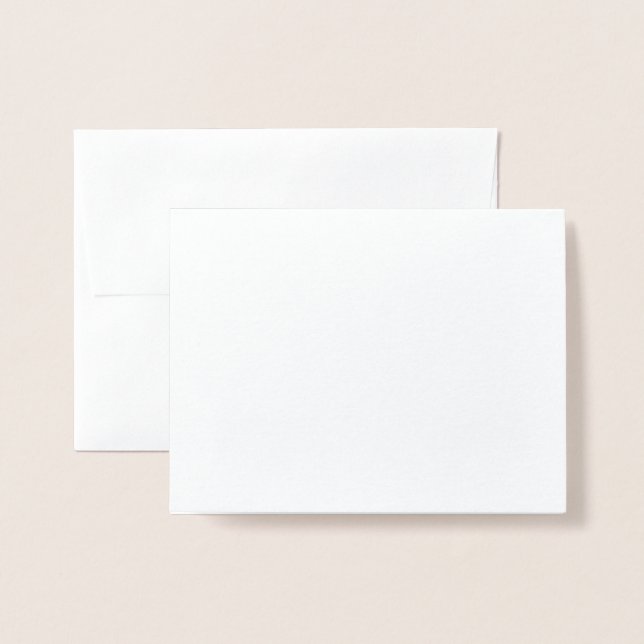 Foil Card Folierat Kort (Framsida med kuvert)