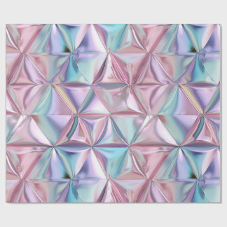 Foil Crinkle Pattern Presentpapper