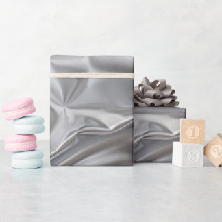 Foil Crinkle Pattern Presentpapper