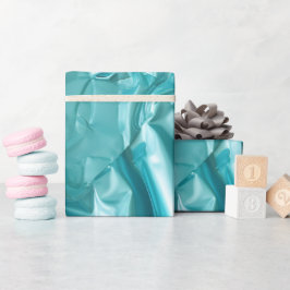 Foil Crinkle Pattern Presentpapper