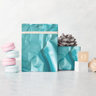 Foil Crinkle Pattern Presentpapper