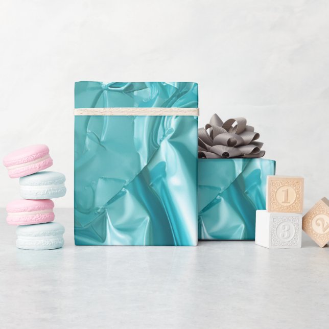 Foil Crinkle Pattern Presentpapper (Baby Shower)