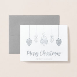 Foil God jul Photo Greeting Card Folierat Kort