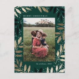 Foil Grenar God jul Photo Ram Helgdag Helg Vykort