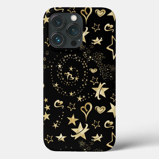 Foil Guld Stars Fodral-Mate iphone case (Baksida)