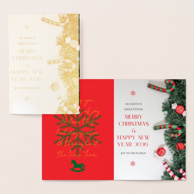 Foil Invitation Folierat Kort (Display)