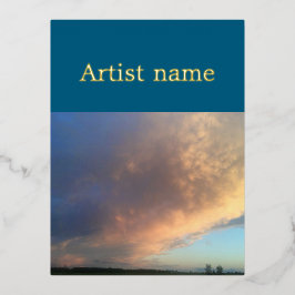 Foil Invitation Postcard