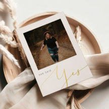 FOIL Modern Minimalist Inbjudningskort för möhippa