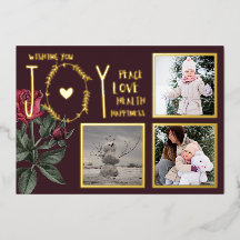Foil PHOTO CHRISTMAS HELGDAGARS NEW YEAR 2022 2023