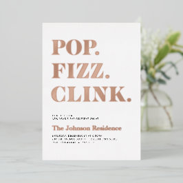 Foil Pop Fizz Clink nyår