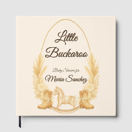 Foil Rocking Horse Boho Baby Shower Guest Bok