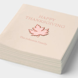 Foil Stamped Napkins