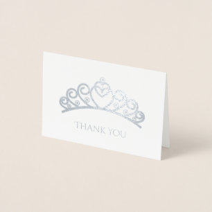 Foil Tiara Mini Card Folierat Kort