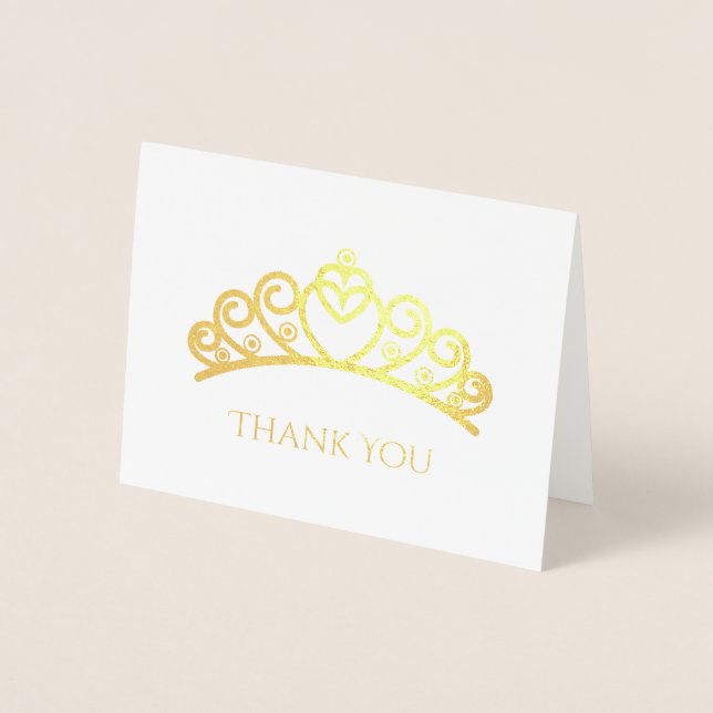 Foil Tiara - tackkort Folierat Kort (Framsida)
