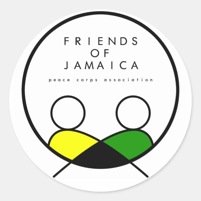 FOJ Sticker Runt Klistermärke (Framsida)