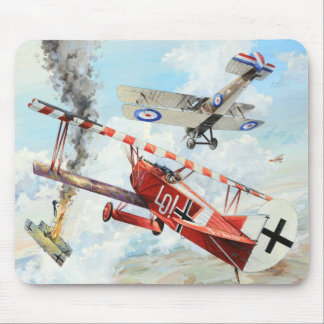 FOKKER D. VII MOUSEPAD FÖR WWI ERNST UDET MUSMATTA