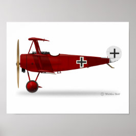 Fokker DR1-triplan Poster