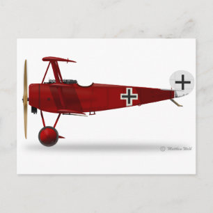 Fokker Dr. 1 Triplane Vykort