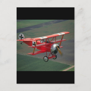 Fokker, treplansreplik, 1983_Classic Aviation Vykort