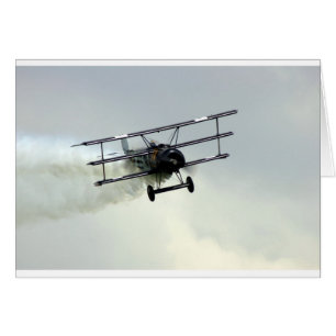 Fokker-triplan Hälsningskort