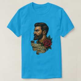 Fokus endast framåt Tatto Stil T-Shirt