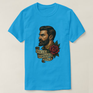 Fokus endast framåt Tatto Stil T-Shirt