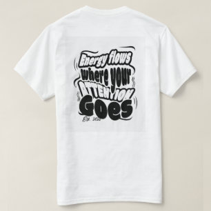 Fokus & Energiflöde - Minimalistisk Typografi Este T Shirt