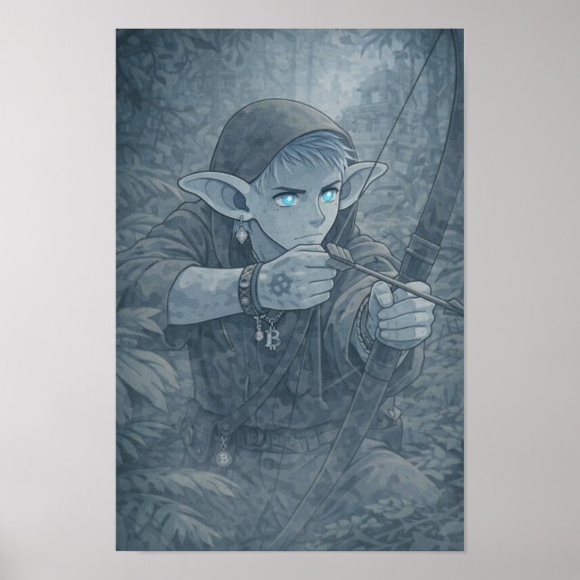 Fokus/Jägare/Vild Jungel Poster (Framsidan)