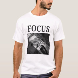 FOKUS - Mörk Akademisk Minimalistisk Fotografi T Shirt