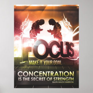 FOKUS - MOTIVERAD POSTER
