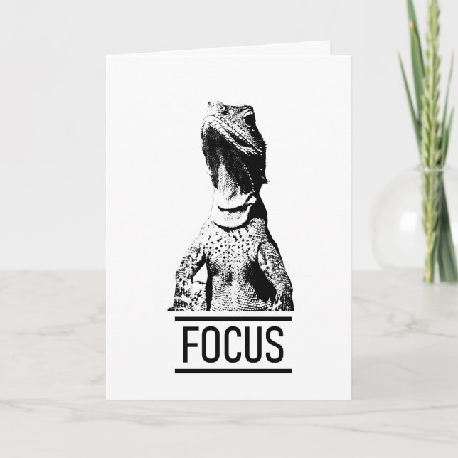 Fokus Motiverande text | Lizard Kort (Framsida)