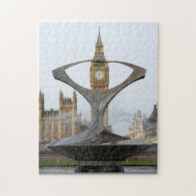 Fokus på Big Ben - London - 11 x 14 - 252 pcs Pussel (Vertikal)
