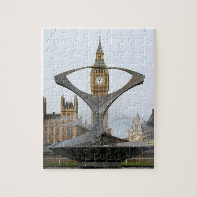 Fokus på Big Ben - London - 8x10 - 110 pcs Pussel (Vertikal)