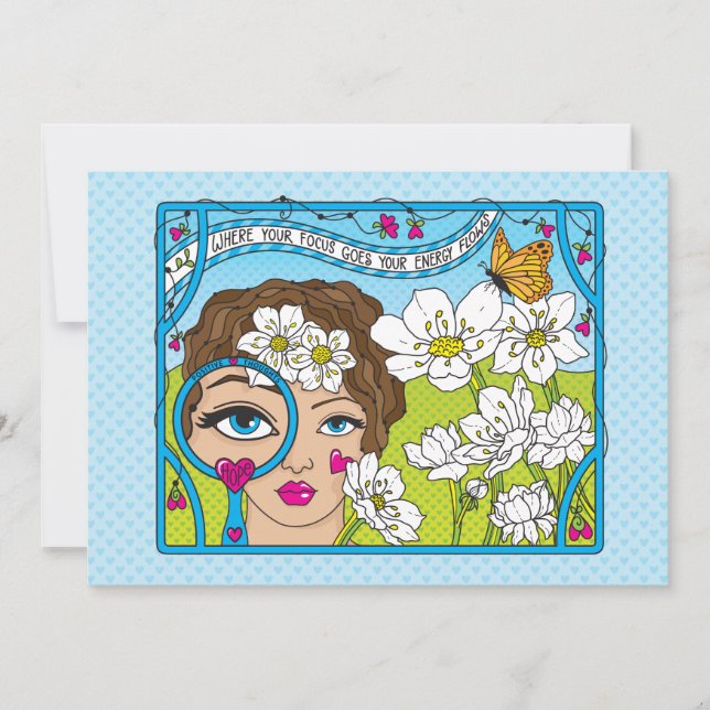 Fokus på Bra_Flat Card 7" x 5" (Framsida)