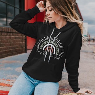 Fokus på Bra Positiv kvinnooffert Hoodie T Shirt