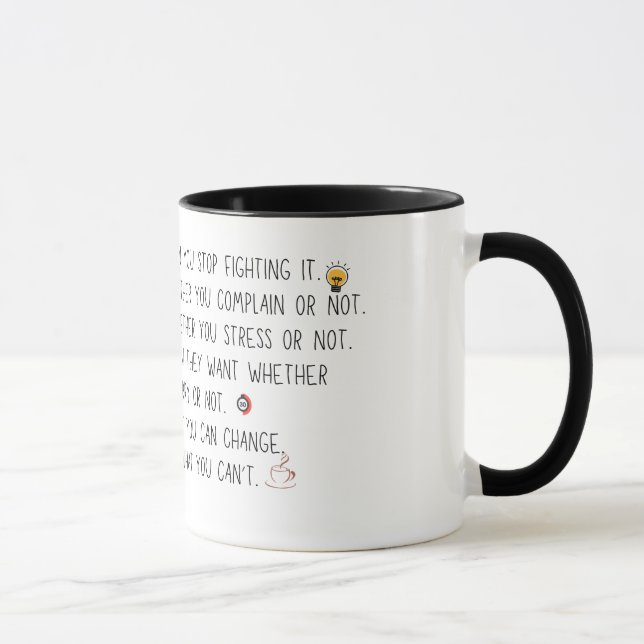 Fokus på förändringsmotivation mugg (Höger)