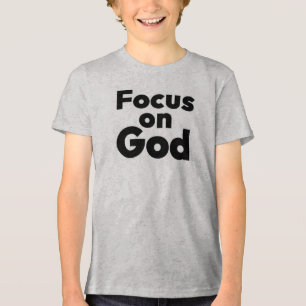 Fokus på Gud - Idénationellt Anpassade T-Shirt