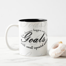 Fokus på målet Två-Tonad mugg