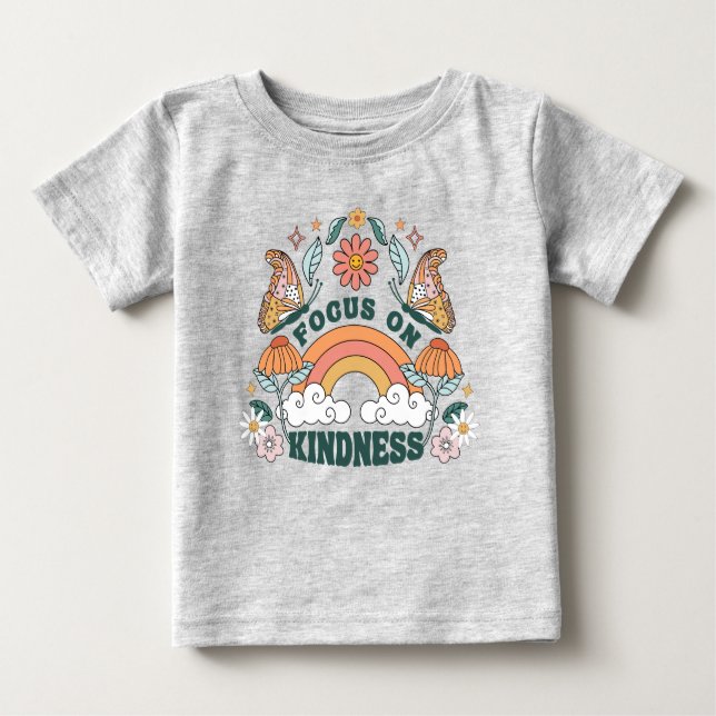 Fokus på skindness Groovy Graphic T Shirt (Framsida)