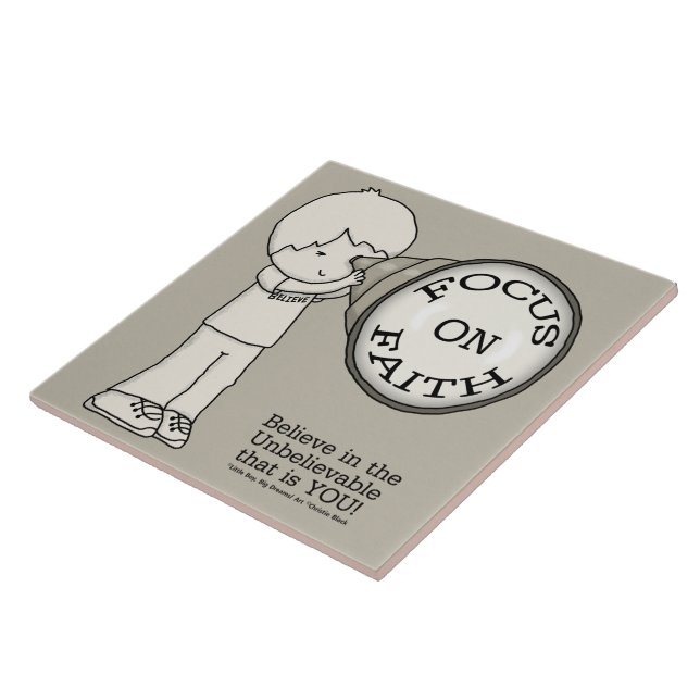 Fokus på tro kakelplatta (Sidan)