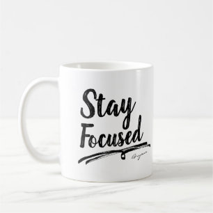 FOKUSERA Arbete Kontor Typografi Personlig Kaffemugg